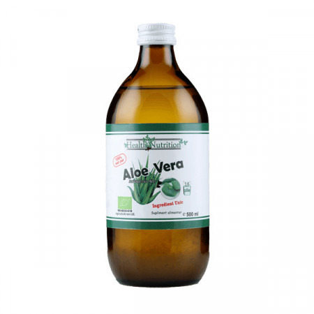 Aloe Vera suc organic 100% pur 500 ml Health Nutrition