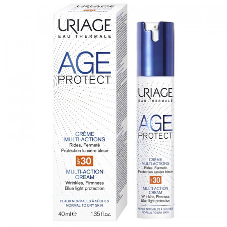 Cremă antiaging Multi-Action cu SPF30 Age Protect, Uriage - Img 1