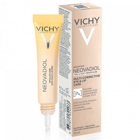 Crema multi-corectoare pentru conturul ochilor si al buzelor Vichy Neovadiol, 15 ml