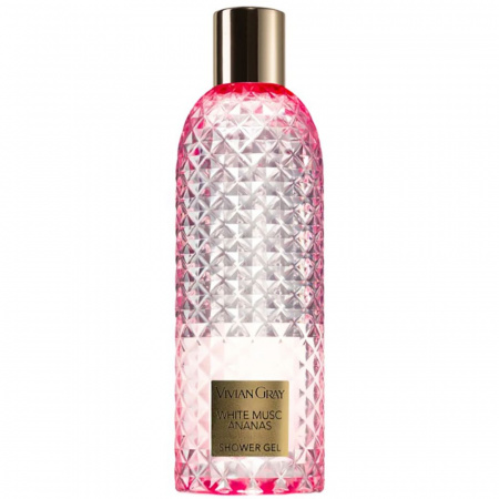 Gel de dus Gemstone White Musc & Ananas Vivian Gray, Unisex, 300 ml