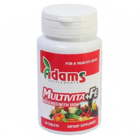 Multivita+Fe Adams Vision tablete
