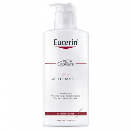 Sampon bland cu pH5 Dermo Capillaire Eucerin, 400 ml