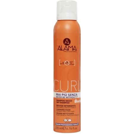 Sampon uscat tip spuma pentru parul ondulat/cret ALAMA CURL, 200 ml