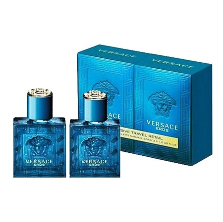 Set Versace Eros Apa de Toaleta, Barbati, 30 ml + 30 ml