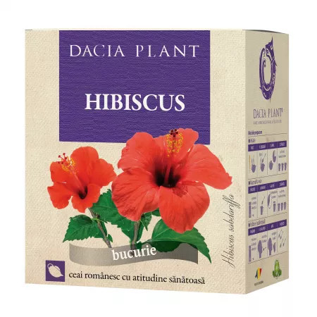 Ceai de Hibiscus 50g Dacia Plant