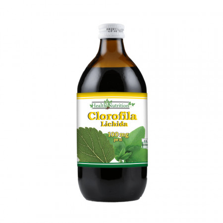 Clorofila lichida 100% naturala 500 ml Health Nutrition