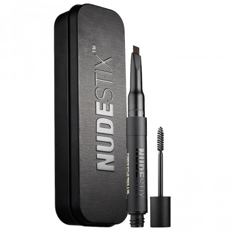 Creion gel pentru sprancene Nudestix Brow Stylus, 0.2 gr + 2,5 Ml