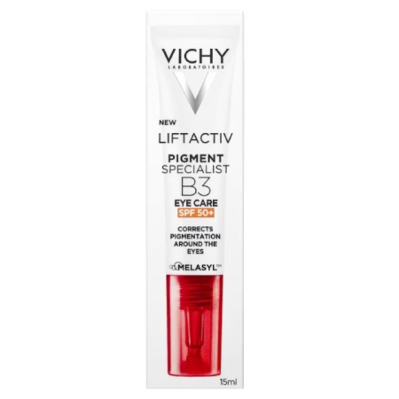 Crema cu efect antirid pentru conturul ochilor cu SPF 50 Liftactiv B3 Vichy, 15 ml