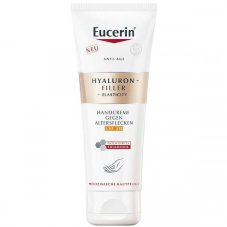 Crema de maini impotriva petelor pigmentare Hyaluron Filler + Elasticity Eucerin, 75 ml