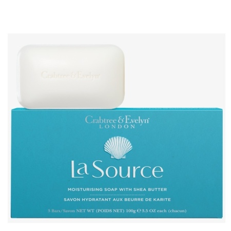 Set 3 sapunuri Crabtree &amp; Evelyn La Source Moisturizing, 3 x 100 g