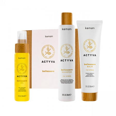 Set Kemon Actyva Bellessere, Sampon 250 ml + Balsam 150 ml + Ulei 50 ml