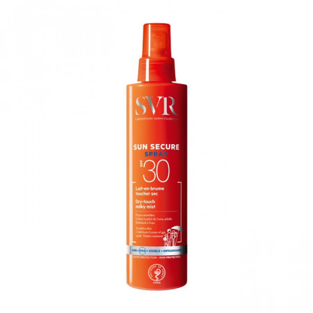 Spray Lapte SPF 30 Sun Secure, 200 ml, SVR