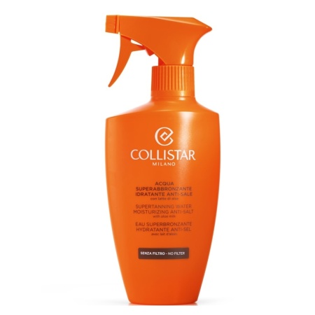 Apa pentru intensificarea bronzului Supertanning Water Moisturizing Anti-salt Collistar, 400 ml