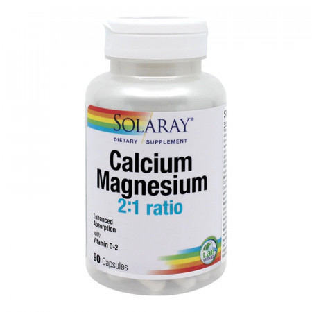 Calcium Magnesium with Vitamin D SECOM Solaray 90 capsule