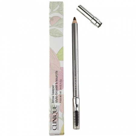 Creion pentru sprancene Clinique Brow Keeper 2 In 1 Brush And Pencil, 1.2 Gr