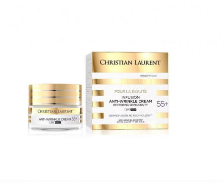 Crema de fata Christian Laurent INFUSION ANTI - WRINKLE 55+, 50 ml
