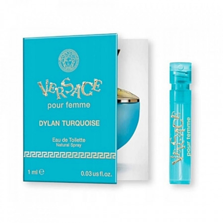 Esantion Versace Dylan Turquoise, Femei, Apa de Toaleta, 1 ml