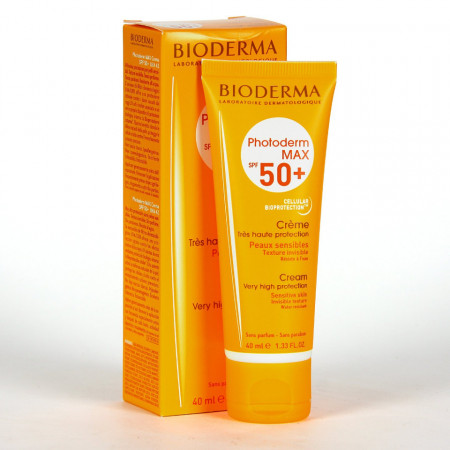 Fluid cu protectie solara Bioderma Photoderm Max Aquafluide SPF 50+, 40 ml