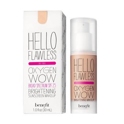 Fond de ten Benefit Hello Flawless Oxygen WOW! I'm All the Rage SPF 25