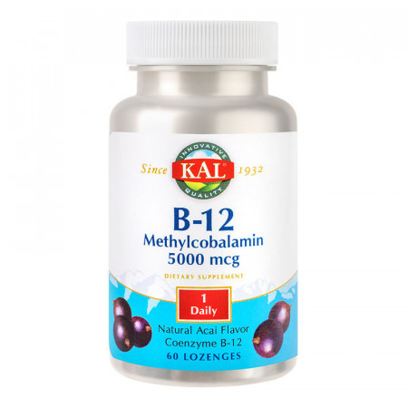 Methylcobalamin (Vitamina B12) 5000 mcg SECOM KAL 60 comprimate