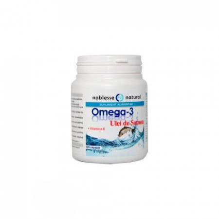Omega 3 Ulei Somon 1000 mg + Vitamina E Noblesse Natural