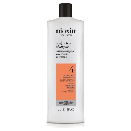 Sampon pentru par vopsit si deteriorat Nioxin System 4