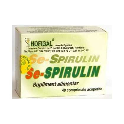 Se-Spirulin Hofigal 40 comprimate