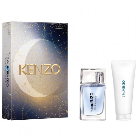 Set cadou L'Eau par Kenzo pour Homme, Apa de Toaleta 30 ml + Gel de dus, 75 ml