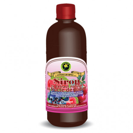 Sirop fructe de padure Hypericum, 500 ml