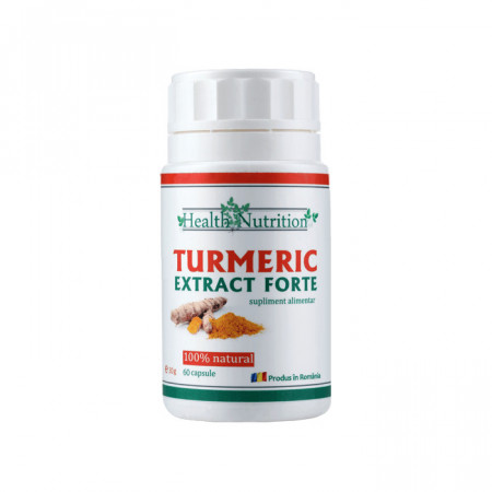 TURMERIC EXTRACT FORTE 100% natural, 60 capsule, Health Nutrition