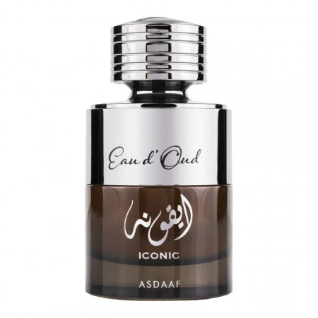 Asdaaf Iconic Eau d'Oud Apa de Parfum, Barbati, 100ml