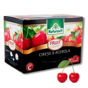 Ceai Cirese si Acerola Naturavit 15 plicuri
