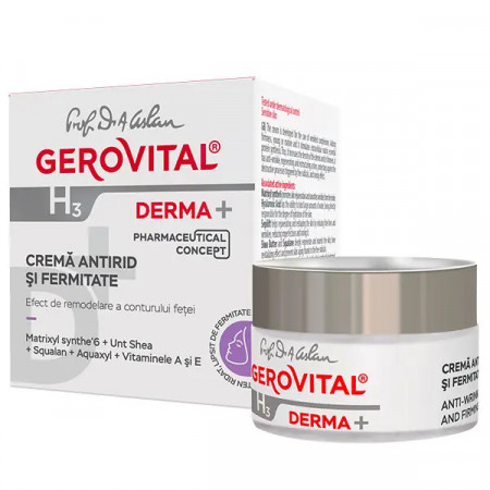 Crema antirid si fermitate Gerovital H3 Derma+