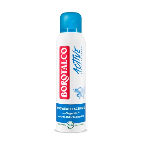 Deodorant spray antiperspirant Active Sea Salts, Borotalco, 150 ml (Gramaj: 150 ml)