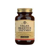 Enzime digestive pentru Vegani, Solgar, 50 tablete