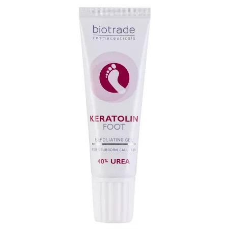 Gel exfoliant pentru picioare cu 40% uree Biotrade Keratolin Foot, 15 ml