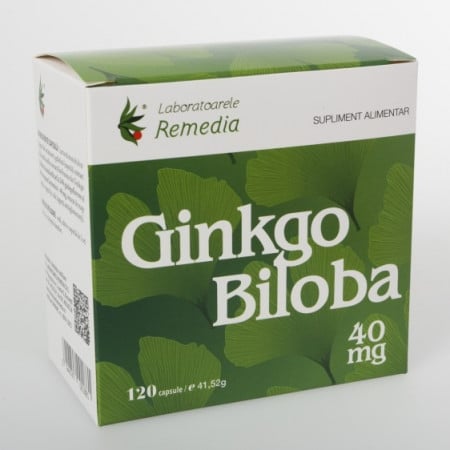 Ginkgo Biloba 40 mg Remedia 120 capsule