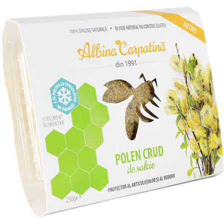 Polen Crud de Salcie Apicola Pastoral Georgescu 250 g
