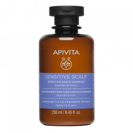 Sampon pentru scalp sensibil Apivita, 250 ml