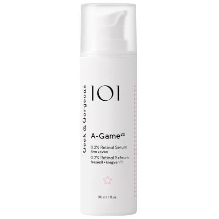 Ser de fata cu 0.2% retinal A-Game 20, Geek & Gorgeous, 30 ml