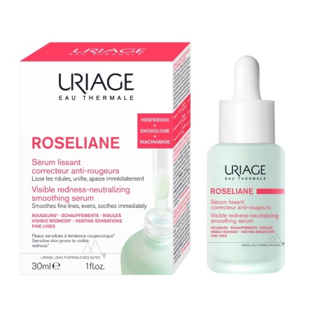 Ser pentru fata anti-roseata Roseliane Uriage, 30 ml