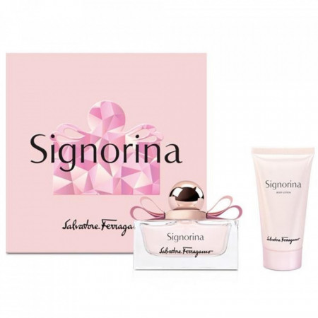 Set cadou Salvatore Ferragamo Signorina, Apa de Parfum, Femei