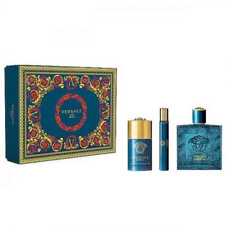 Set cadou Versace Eros Parfum, Barbati