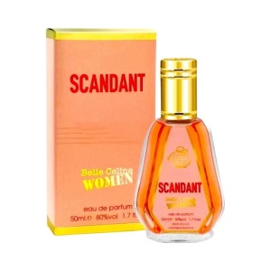 3 x Set Elysa – Parfum Fragrance World Scandant Belle Celine Women 50ml, Esarfa satinata crem