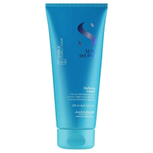 Alfaparf Milano Semi di Lino Curls Defining Cream, Cremă pentru Definirea Buclelor, Păr Creț și Ondulat, 200 ml