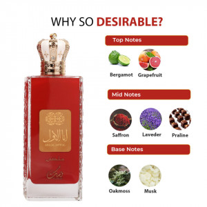 Ana Al Awwal Red, Nusuk, Apa de Parfum, Femei, 100ml - Img 3