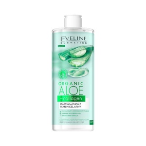 Apa micelara cu aloe vera Eveline Cosmetics Organic Aloe Vera + Collagen