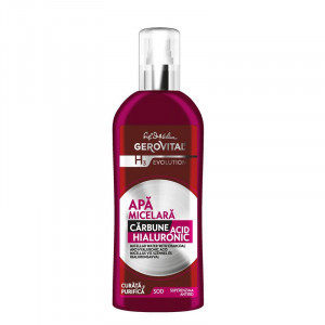 Apa micelara cu carbune si Acid Hialuronic Gerovital H3 Evolution - Img 2
