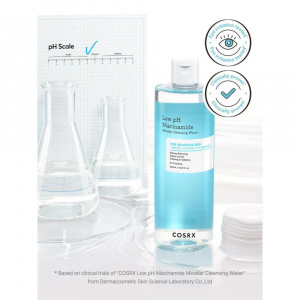 Apa micelara cu niacinamide si pH scazut Low PH Niacinamide Cosrx, 400 ml