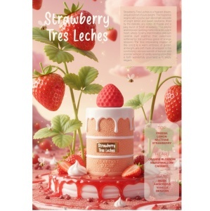 Arabiyat Sugar Strawberry Tres Leches, Apa de Parfum, Femei